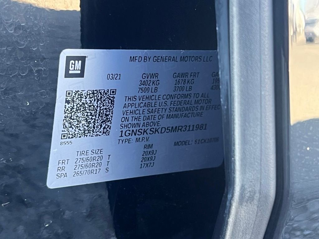 2021 Chevrolet Tahoe Premier