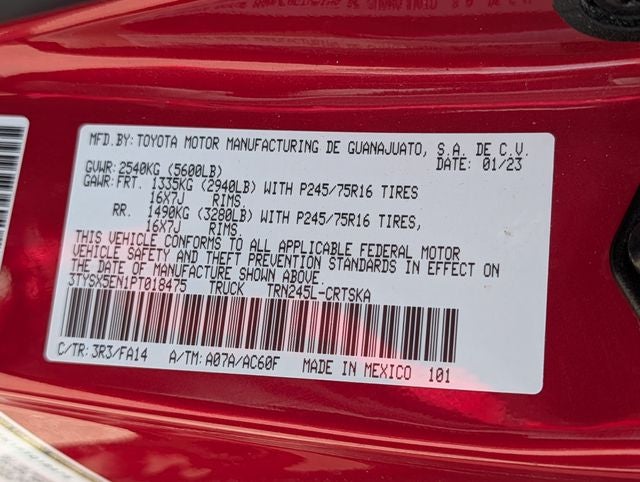 2023 Toyota Tacoma SR