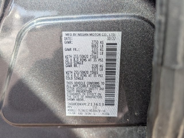 2023 Nissan Pathfinder Platinum