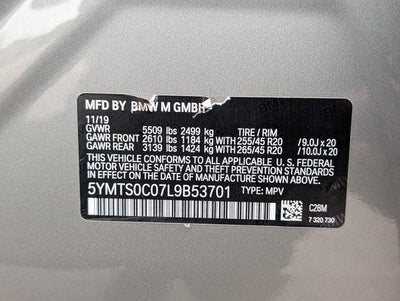 2020 BMW X3 M Competition