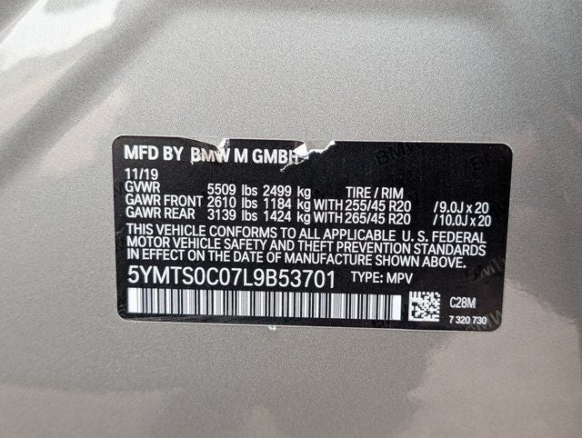 2020 BMW X3 M Competition