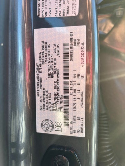 2023 Ford F-150 Tremor