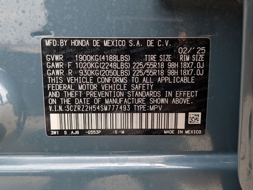 2025 Honda HR-V Sport