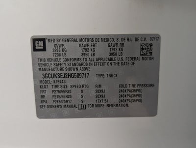 2017 Chevrolet Silverado 1500 LTZ 2LZ