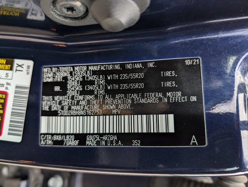 2022 Toyota Highlander Limited AWD