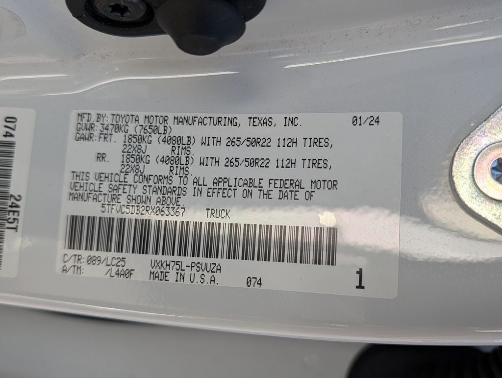 2024 Toyota Tundra Hybrid Capstone