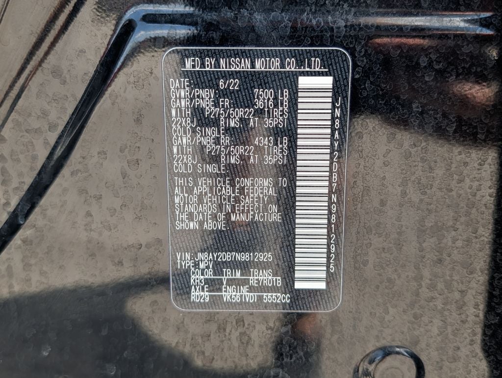 2022 Nissan Armada Platinum