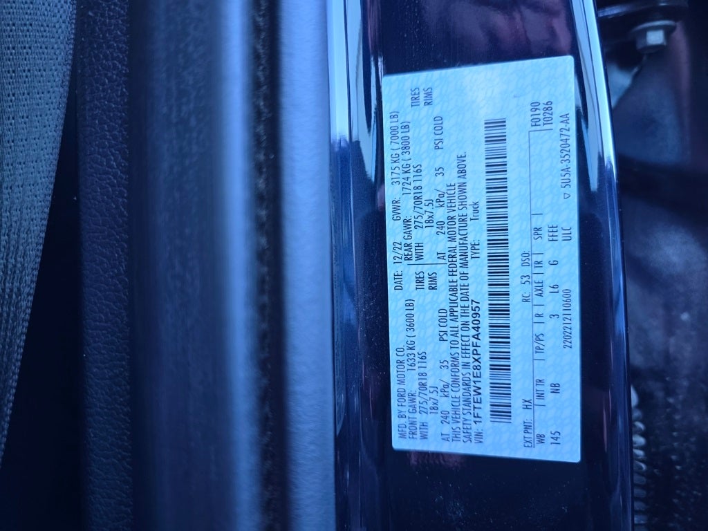 2023 Ford F-150 Tremor