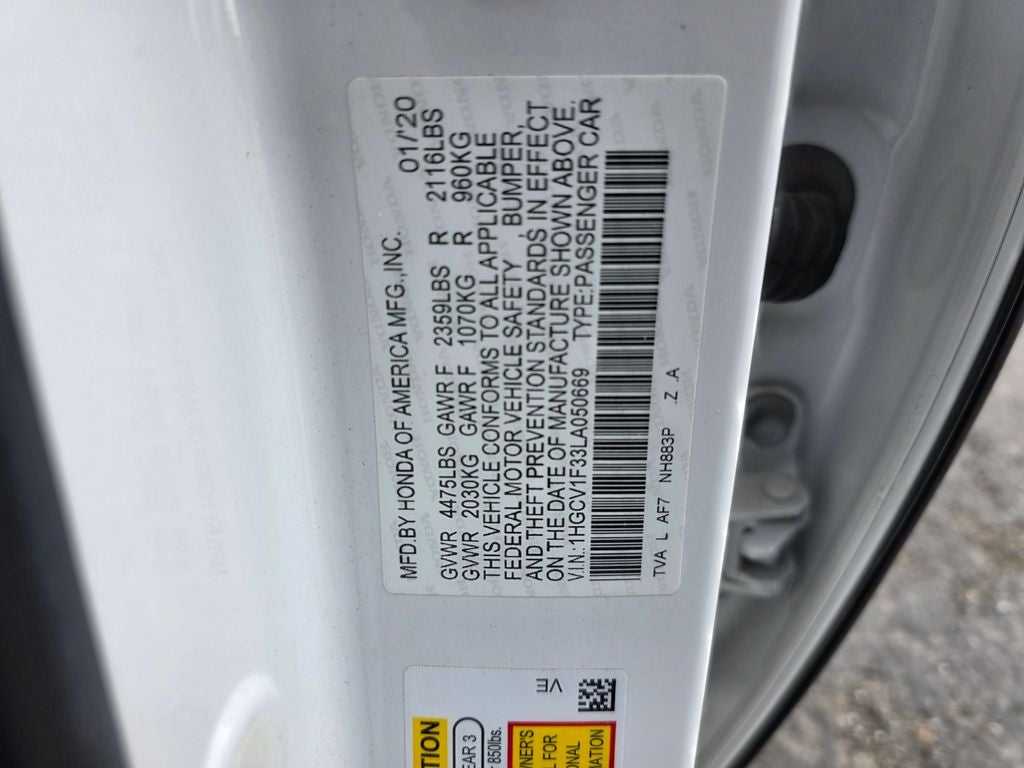 2020 Honda Accord Sport