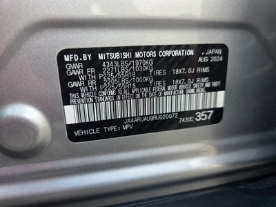 2024 Mitsubishi Outlander Sport 2.0 ES