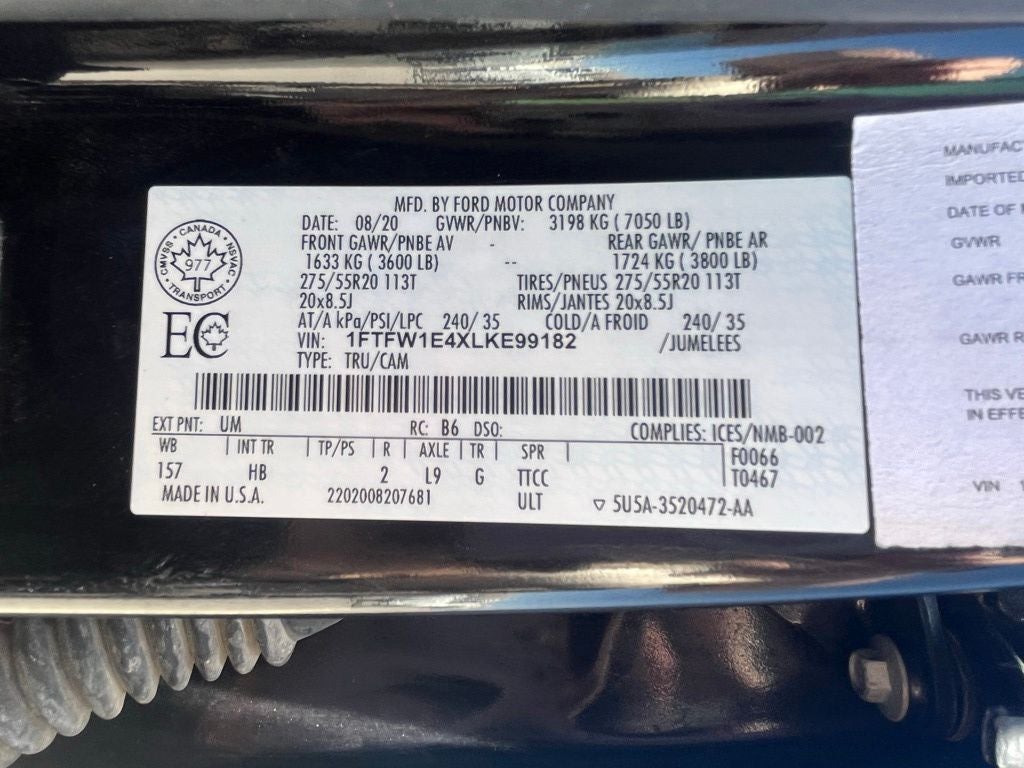 2020 Ford F-150 Lariat