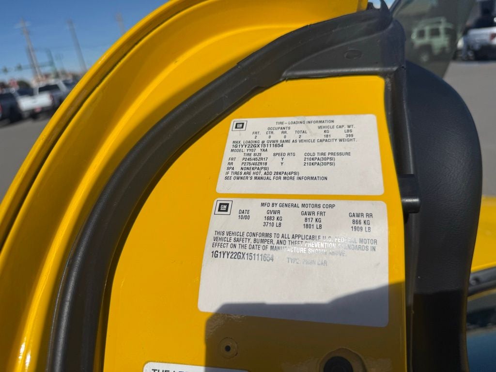 2001 Chevrolet Corvette Base