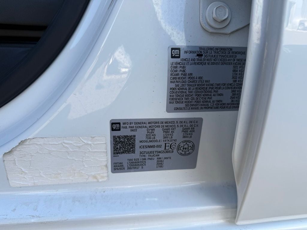 2022 GMC Sierra 1500 AT4