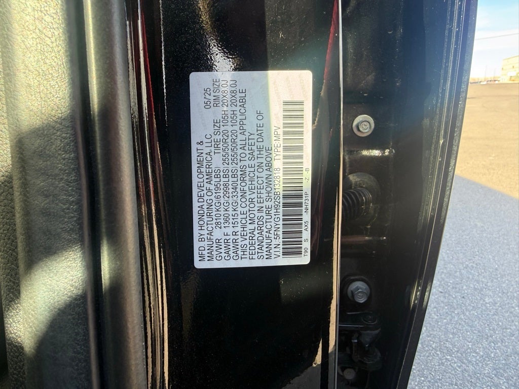 2025 Honda Pilot Black Edition