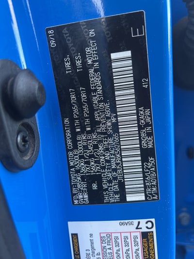 2019 Toyota 4Runner TRD Pro