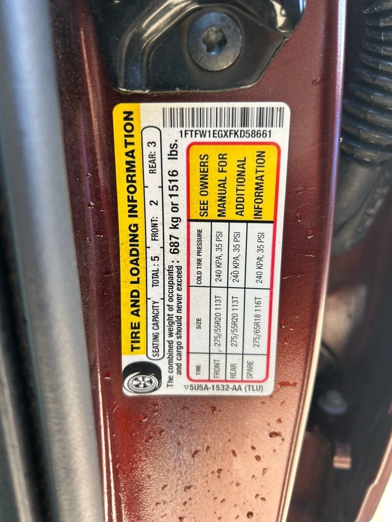 2015 Ford F-150 Lariat