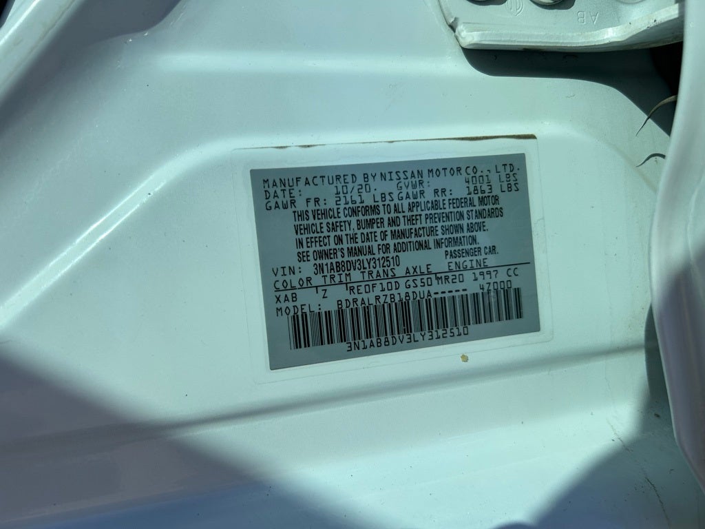 2020 Nissan Sentra SR