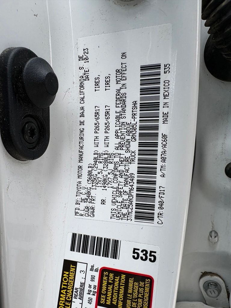 2023 Toyota Tacoma TRD Sport V6