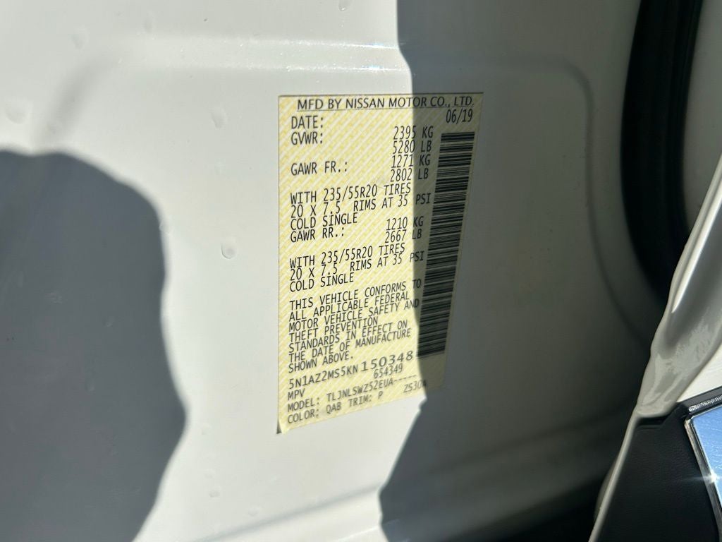 2019 Nissan Murano Platinum