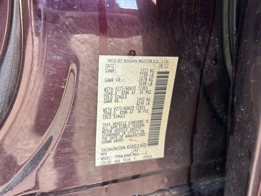 2013 Nissan Armada Platinum