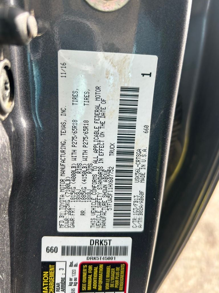 2017 Toyota Tundra Base