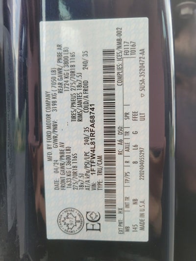 2024 Ford F-150 Tremor