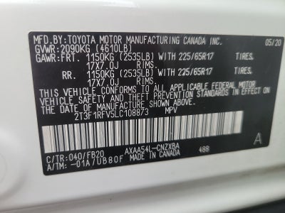 2020 Toyota RAV4 LE