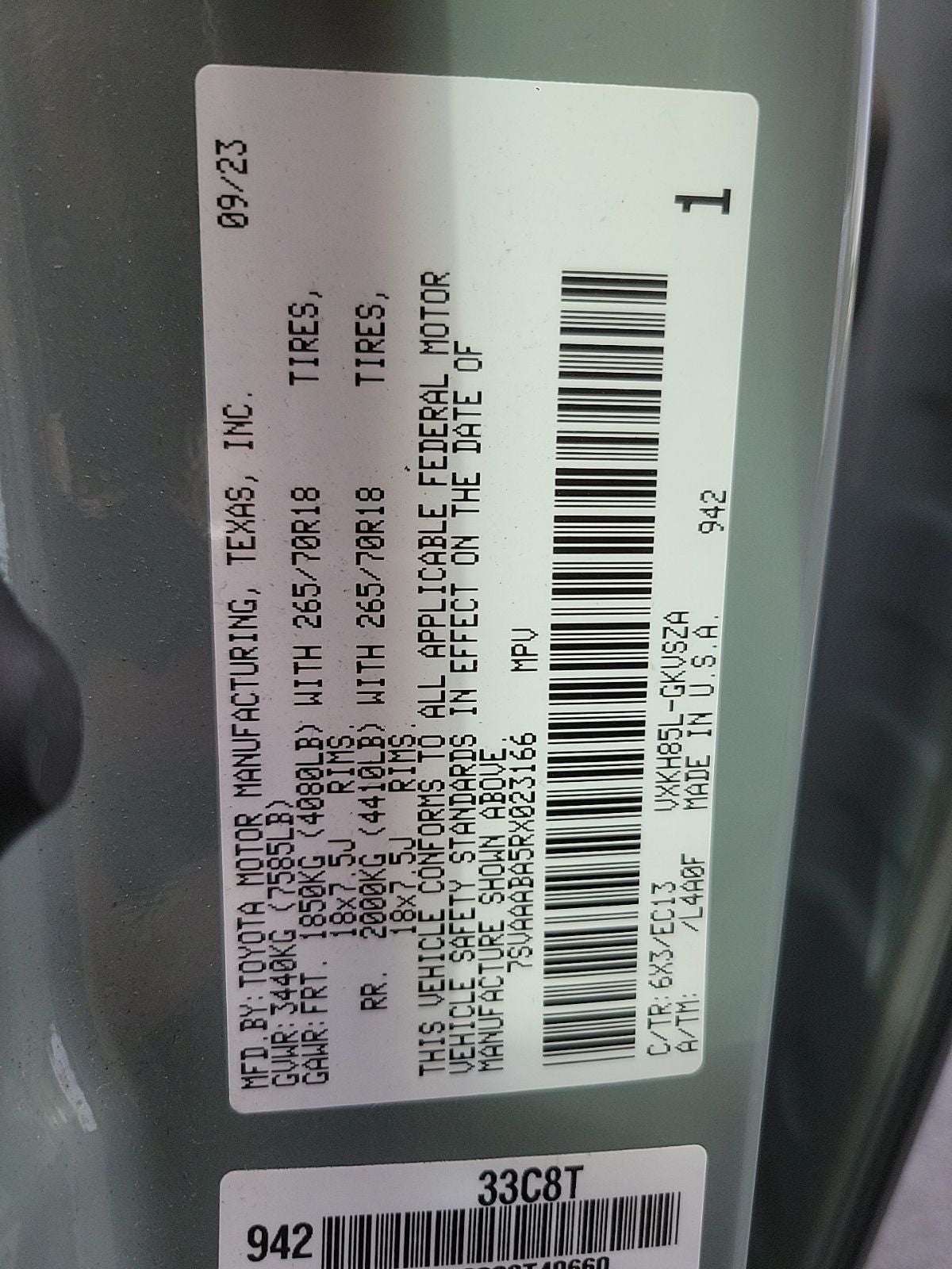 2024 Toyota Sequoia SR5