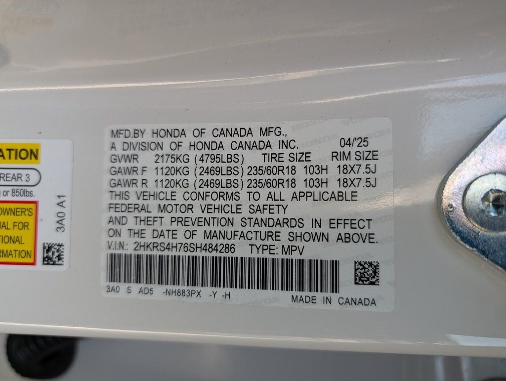 2025 Honda CR-V EX-L AWD