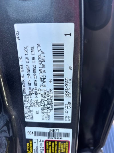 2023 Toyota Sequoia Capstone