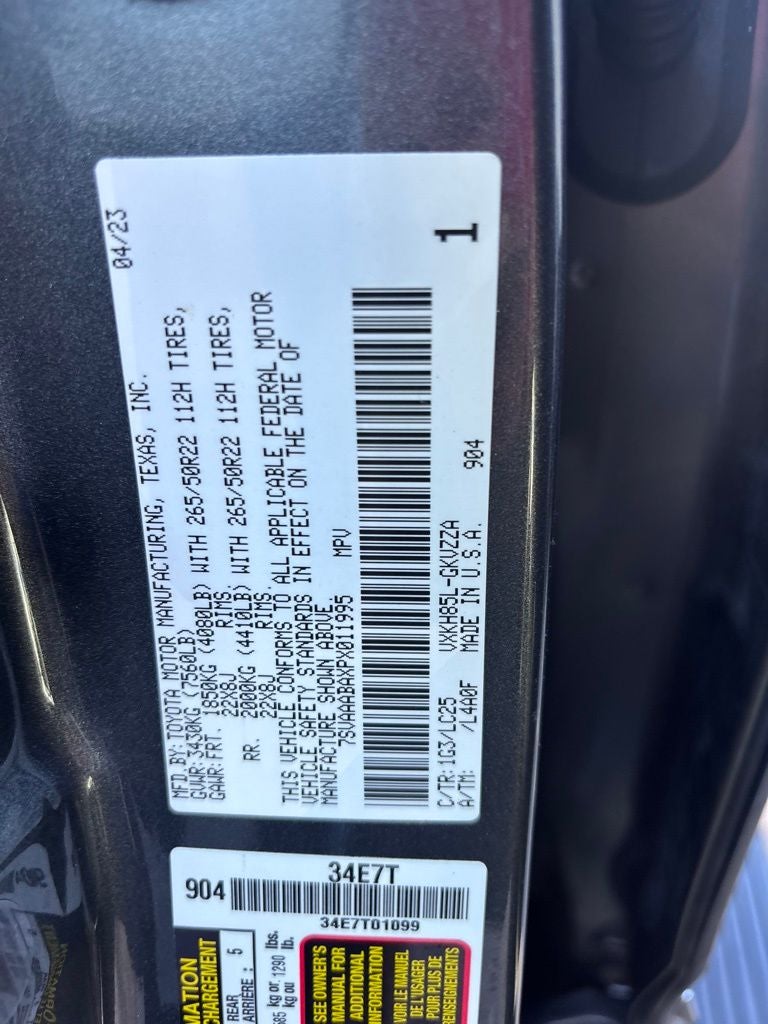 2023 Toyota Sequoia Capstone