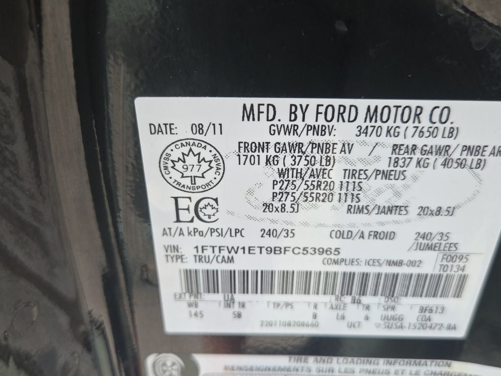 2011 Ford F-150 FX4