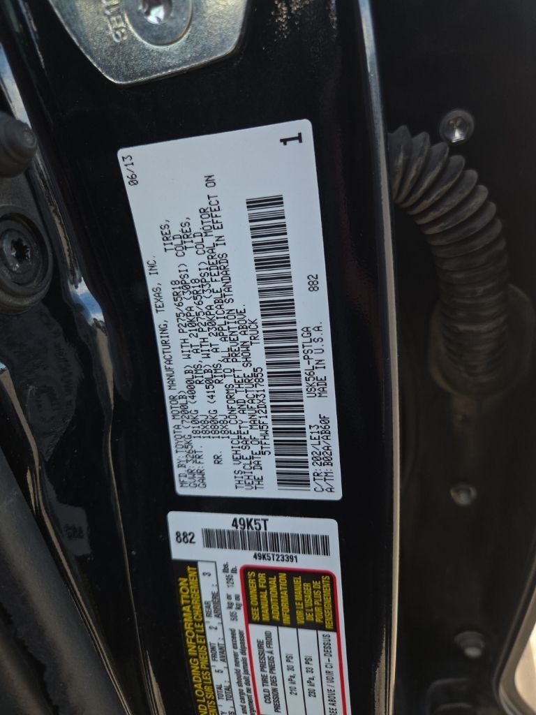 2013 Toyota Tundra Limited 5.7L V8