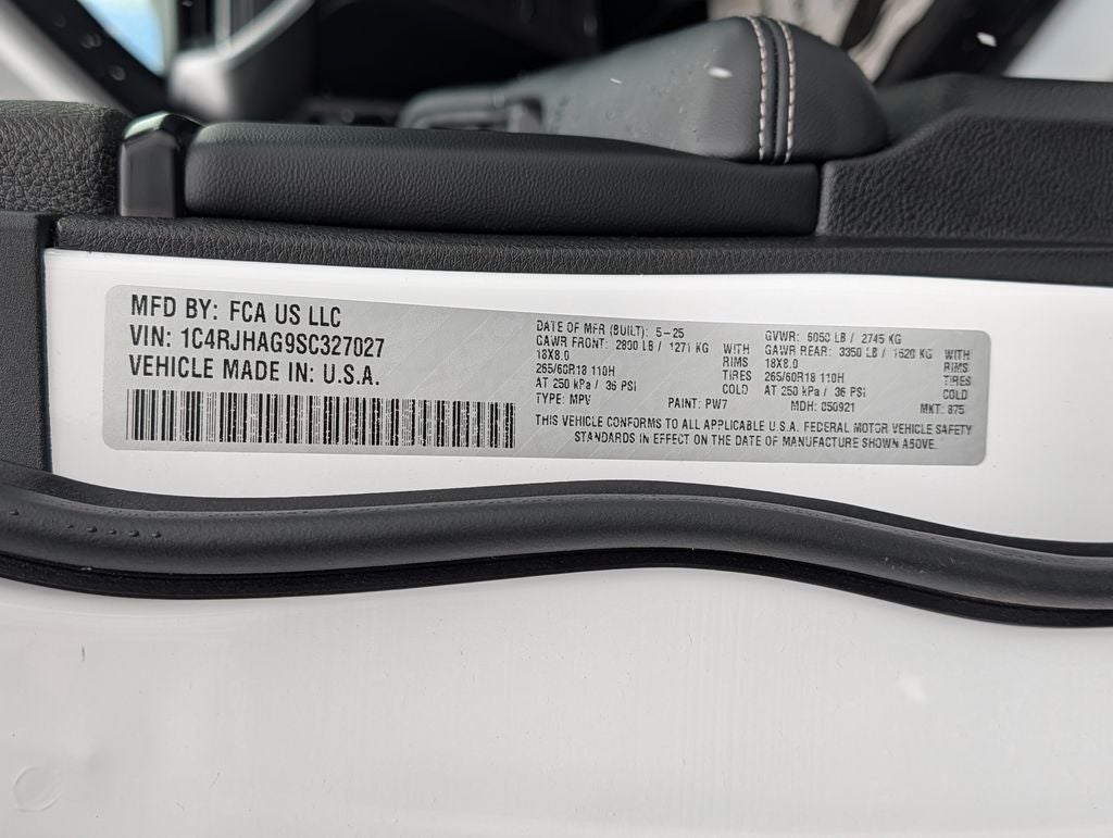 2025 Jeep Grand Cherokee Altitude X 4X4