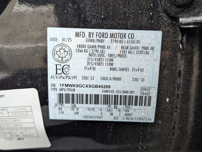 2025 Ford Explorer ST 4WD