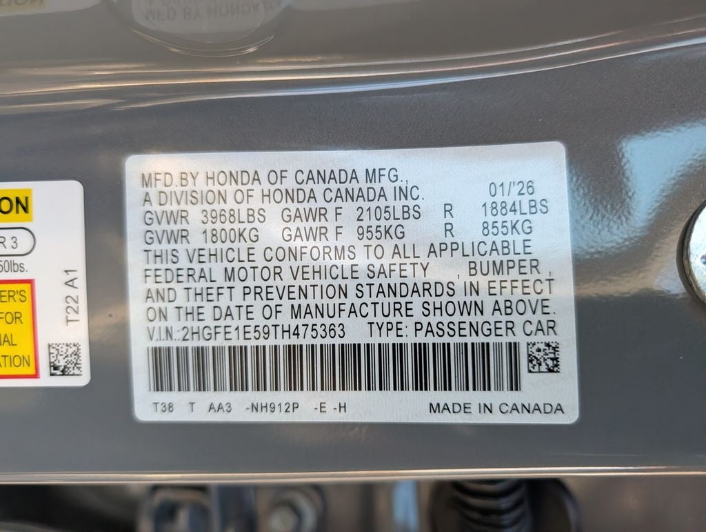 2026 Honda Civic Si Base