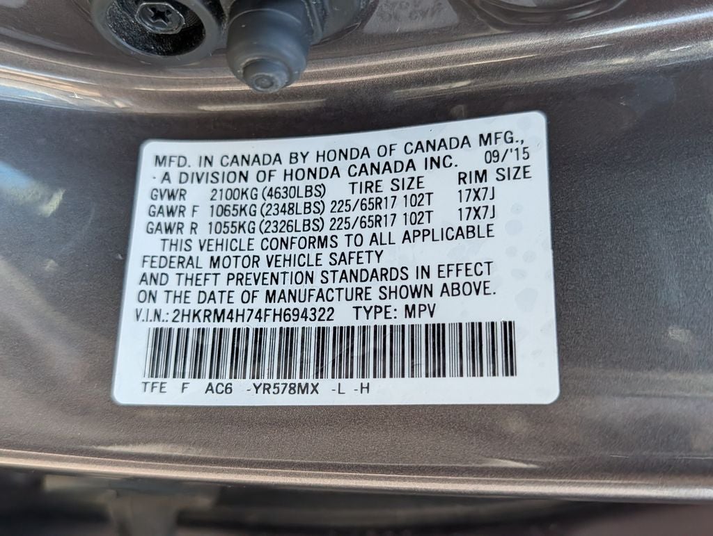 2015 Honda CR-V EX-L