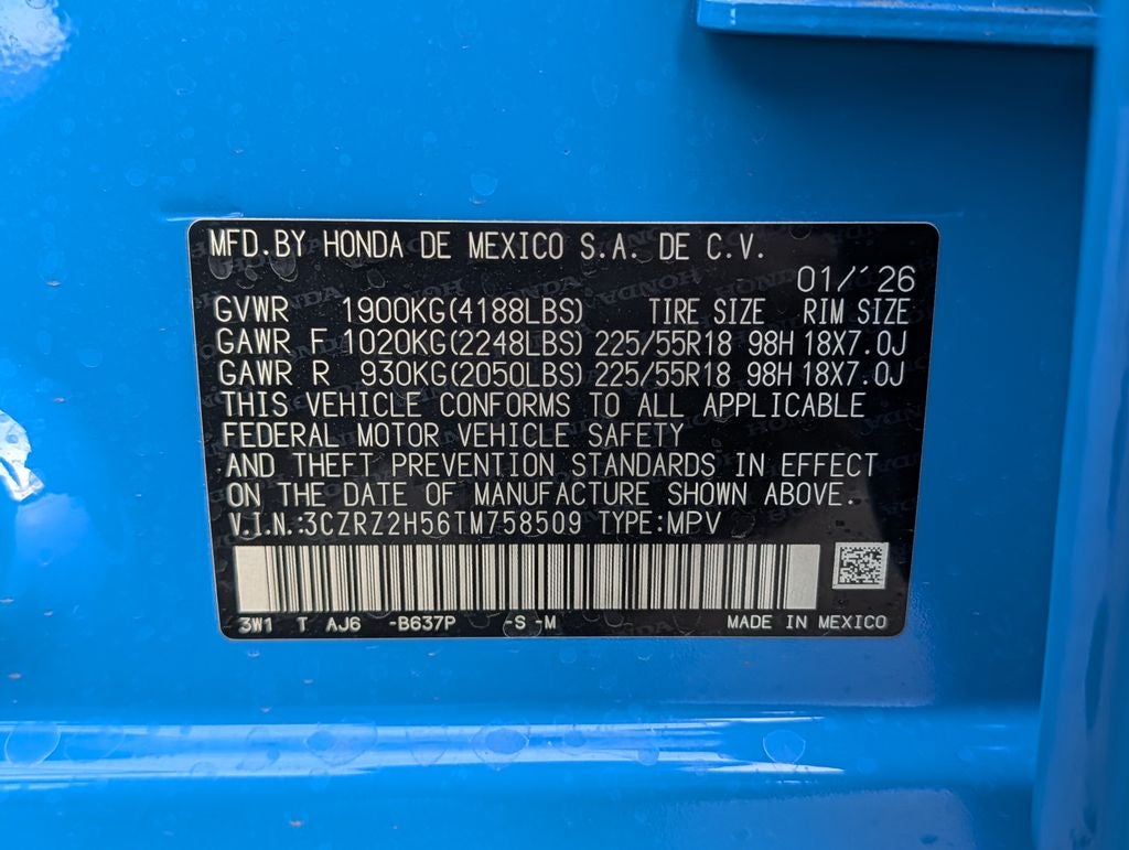 2026 Honda HR-V Sport