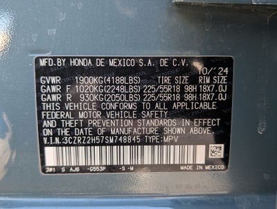 2025 Honda HR-V Sport