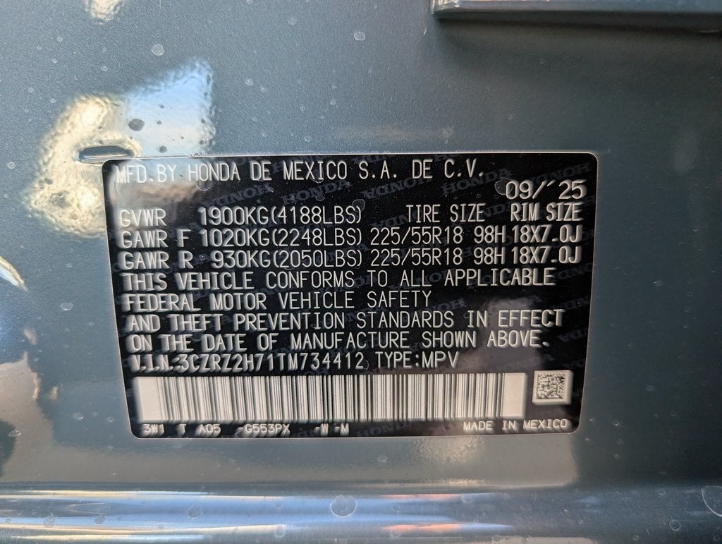 2026 Honda HR-V EX-L