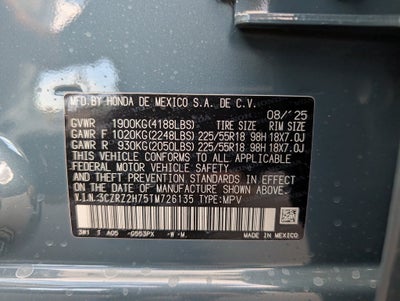 2026 Honda HR-V EX-L