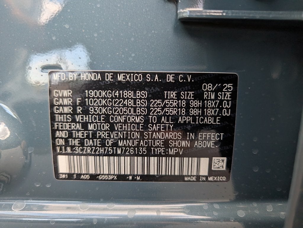 2026 Honda HR-V EX-L