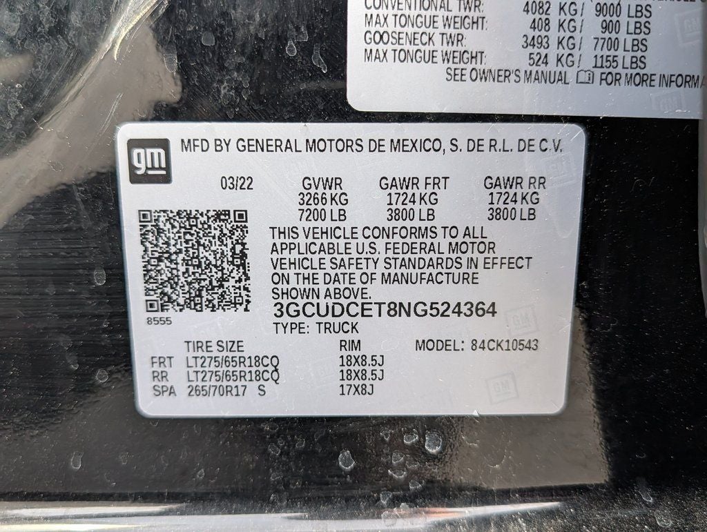 2022 Chevrolet Silverado 1500 Custom Trail Boss