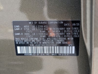 2025 Subaru Outback Premium