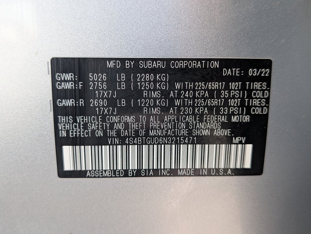 2022 Subaru Outback Wilderness