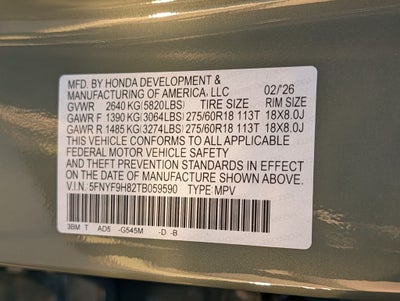 2026 Honda Passport TrailSport Elite