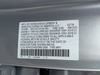 2026 Honda Pilot Sport