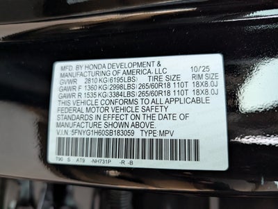 2025 Honda Pilot TrailSport