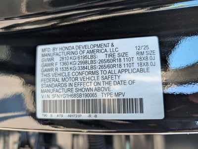 2025 Honda Pilot TrailSport