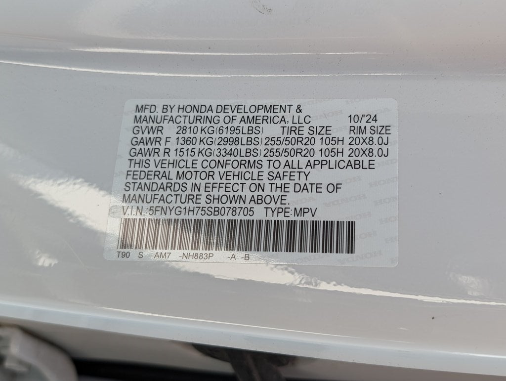 2025 Honda Pilot Touring